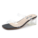 Leyla – Stilvolle Sandalen mit transparenten Riemchen und offenem Zehenbereich