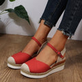 Luzia - Bequeme hochhackige Sandalen mit verstellbarer Schnalle