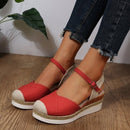 Luzia - Bequeme hochhackige Sandalen mit verstellbarer Schnalle