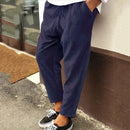 Yann - Bequeme locker sitzende Hose mit geradem Bein und Taschen
