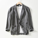 Alwin - Lässiger Reverskragen Blazer mit langen Ärmeln und Taschen