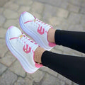 Sybil - Bequeme Sneakers mit rutschfester dicker Sohle und Streifen
