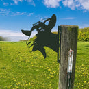 GoatPeek - Piepsende Ziege Kunstwerk mit natürlicher Textur für Garten und Heimdekoration