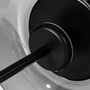 Dekorative Tischlampe aus nordischem Glas für den Nachttisch