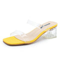 Leyla – Stilvolle Sandalen mit transparenten Riemchen und offenem Zehenbereich