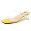 Leyla – Stilvolle Sandalen mit transparenten Riemchen und offenem Zehenbereich