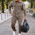 Albert - Zweiteiliges Satz mit langärmeliger Jacke und Taschenhosen