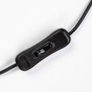 Dekorative Tischlampe aus nordischem Glas für den Nachttisch