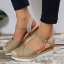 Luzia - Bequeme hochhackige Sandalen mit verstellbarer Schnalle