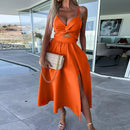 Ava – Stilvolles Armelloses Midikleid
