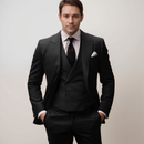 Felix - Schlanke Passform Blazer Und Weste Mit Hosen 3 Stück Set