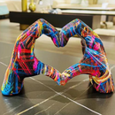 HeartGesture - Wunderschön Hand Herz Bildhauerei
