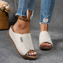 Liama – Lässige Slide-Sandalen mit bequemer Keilsohle