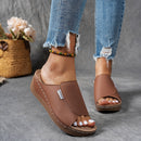 Liama – Lässige Slide-Sandalen mit bequemer Keilsohle
