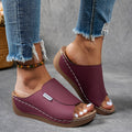 Liama – Lässige Slide-Sandalen mit bequemer Keilsohle