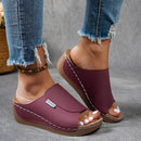 Liama – Lässige Slide-Sandalen mit bequemer Keilsohle