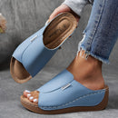 Liama – Lässige Slide-Sandalen mit bequemer Keilsohle