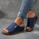 Liama – Lässige Slide-Sandalen mit bequemer Keilsohle