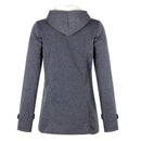 Viktoria - Warme Langärmelig Kapuze Jacke Mit Taschen