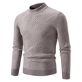 Gabriel - Schlanke Passform Rundhals Pullover Mit langen Ärmeln für Komfort