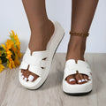 Tilana - Bequeme Flip Flops Sandalen mit dickem Boden und rutschfester