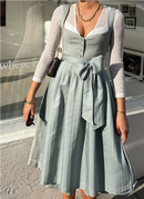 Mila - Lässig Oktoberfest Knielang Dirndl Kleid