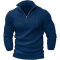 Rainer - Warmer Langärmelig Halb Reißverschluss Pullover