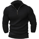 Rainer - Warmer Langärmelig Halb Reißverschluss Pullover