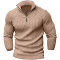 Rainer - Warmer Langärmelig Halb Reißverschluss Pullover