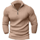 Rainer - Warmer Langärmelig Halb Reißverschluss Pullover