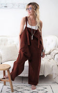Luisa - Locker geschnittener Overall mit verstellbarem Schultergurt und Taschen