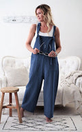 Luisa - Locker geschnittener Overall mit verstellbarem Schultergurt und Taschen