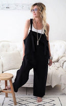 Luisa - Locker geschnittener Overall mit verstellbarem Schultergurt und Taschen