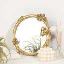 FrameGlow – Geprägter Tischspiegel in runder und eckiger Ausführung