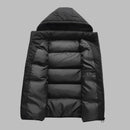 Henry - Warm wattierte Kapuzenjacke mit Reißverschluss und Taschen