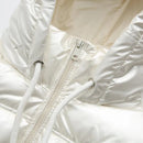 Freya - Langärmelige Puffer Kapuze Jacke Mit Reißverschluß