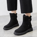 Amina – Warme Stiefeletten mit seitlichem Reißverschluss und rutschfester Sohle