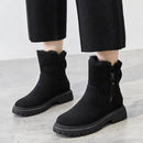 Amina – Warme Stiefeletten mit seitlichem Reißverschluss und rutschfester Sohle