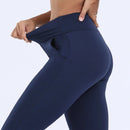 Emma - Warmes Vlies Gefüttert Hoch tailliert Leggings mit Taschen