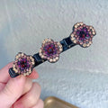 GleamClip - Glitzernde Haarspange mit Kristallen für sofortiges Haarstyling| 1+1 Frei
