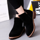 Gisela - Wildlederstiefelette mit rutschfester Sohle und seitlichem Reissverschluss