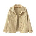 Luisa - Moderne Langarmjacke mit Taschen und Knöpfen