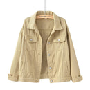 Luisa - Moderne Langarmjacke mit Taschen und Knöpfen