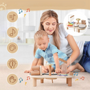 TunePlay – Musikalischer Spielzeugtisch für Kinder mit Trommeln Xylophon und Glocken