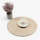 CraftMats - Dauerhaft Rund Korbweide Tischsets