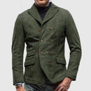 Anselm - Langärmelig Schlanke Passform Blazer Mit Schaltflächen