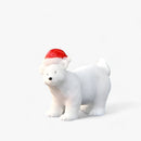 SnowPaws - Dekoration Weihnachten Miniatur Eisbär Figuren