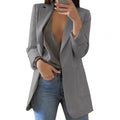 Emma - Lässige langärmelige Jacke mit Reverskragen und großen Taschen