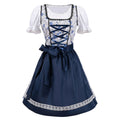 Sophia - Kurzärmelig Spitze Oktoberfest Kleid Mit Schürze