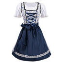 Sophia - Kurzärmelig Spitze Oktoberfest Kleid Mit Schürze